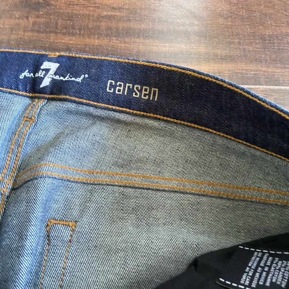 7 For All Mankind Standard and Carsen Jeans sz 32x33 - Picture 5 of 10